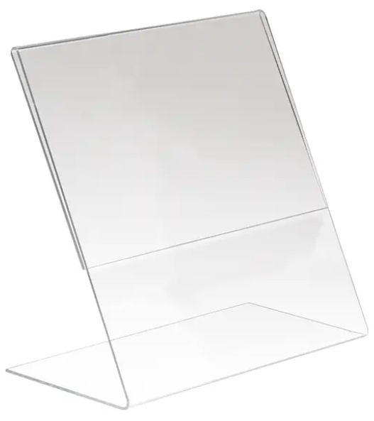 Slant Back Vertical Sign Holders