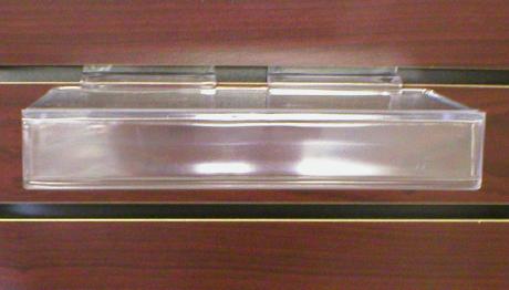 Acrylic Slatwall Shelves