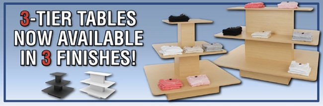 3 Tier Display Tables