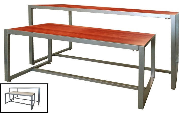 Cherry - Maple Nesting Table Set