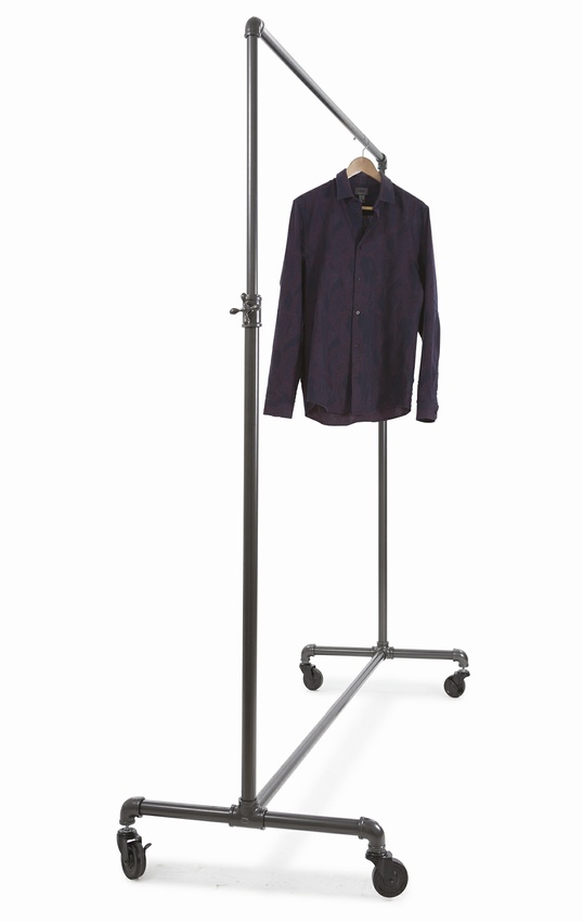 60 inch Adjustable Height Pipe Rolling Rack