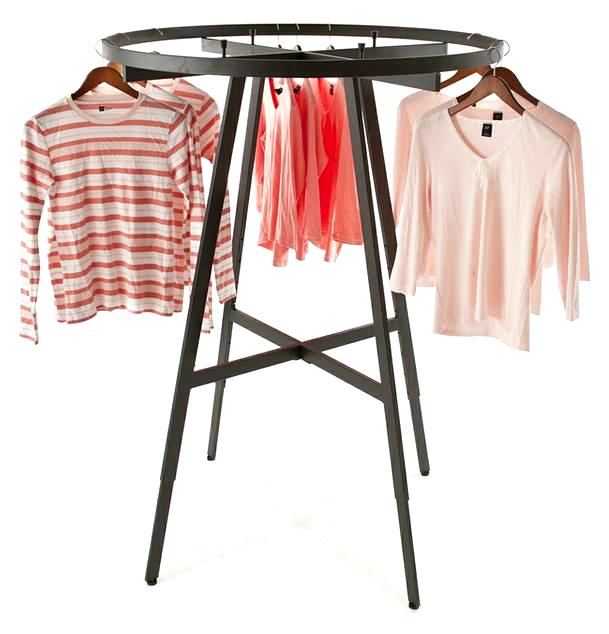 42 inch Black Round Rack