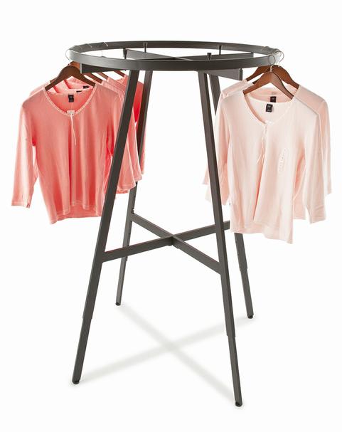 Round Garment Racks - Black