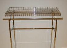 Rack Topper Shelf for Double Bar Garment Racks