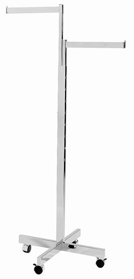 2 Arm Rolling Coat Racks