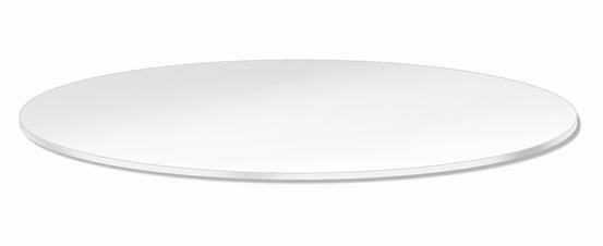 Rack topper shelf for round racks