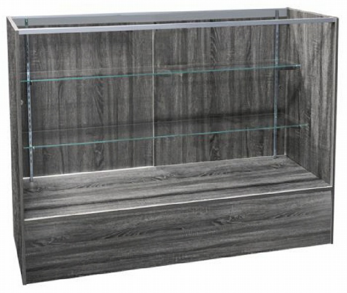 Rustic Gray 4ft Full Vision Showcase