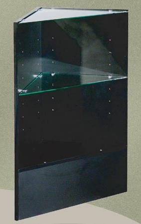 Black Corner Showcase
