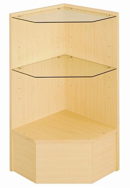 Pentagon Corner Showcase - Maple