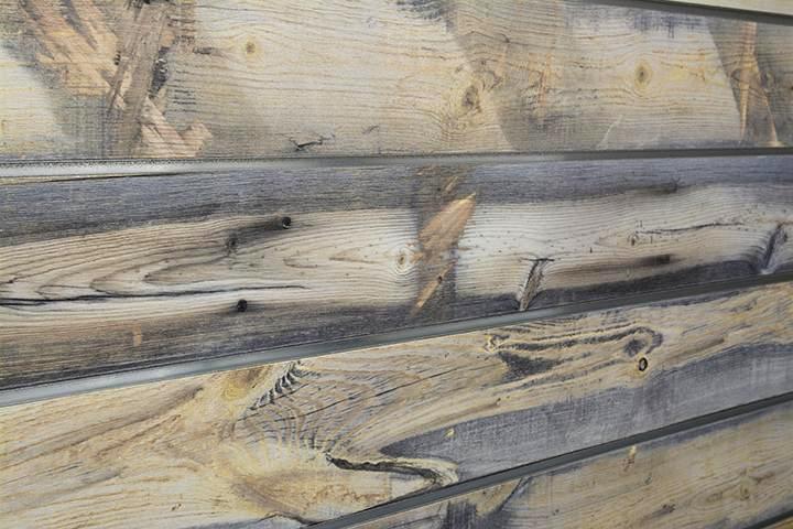 Blue Stain Pine Slatwall