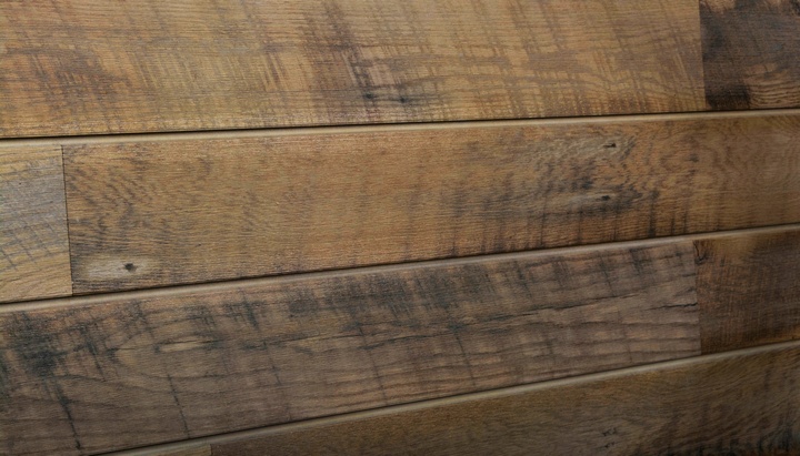 Warm Sawtooth Oak Wood Slatwall