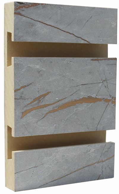 Calypso Gold Stone Slatwall