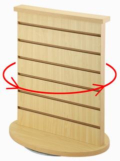 Slatwall Rotating Counter Display