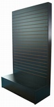 Slatwall L Wall Display Fixture - Black