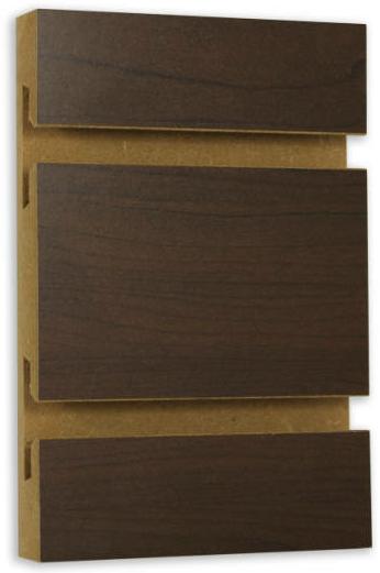 Walnut Melamine Slatwall