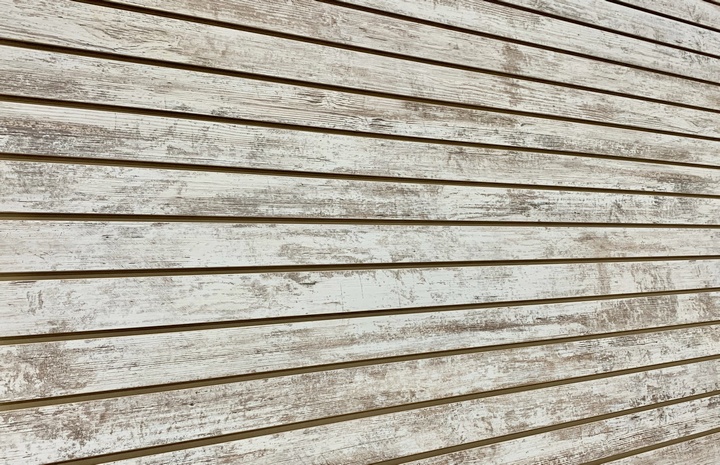 Whitewash Wood Fence Melamine Textured Slatwall Panel