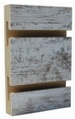 Whitewashed Wood Slatwall