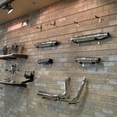 Taupe Brick Slatwall